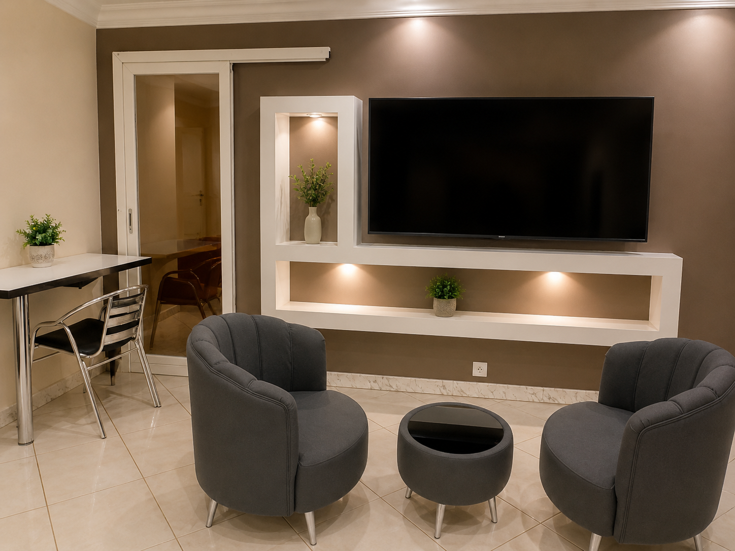 Espace intérieur de l'hôtel partenaire à Saly